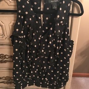 Polyester top. Flowy and cute!